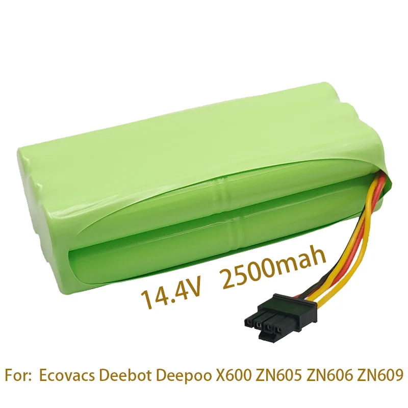 14,4 v 2500 mah AA Ni-mh Акумулаторна Батерия за X600 ZN605 ZN606 ZN609 за робот-подметальщика Батерия R1-L081A L083B0