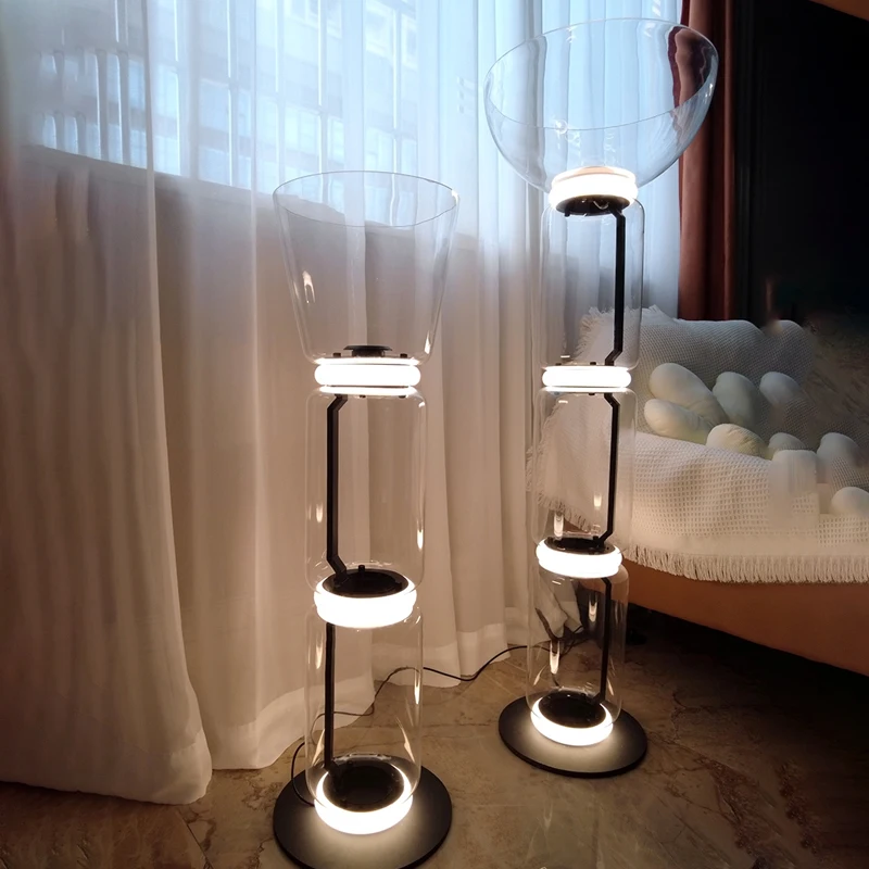 Скандинавски минималистичен стъклена лампа, led лампиона, модерна всекидневна, ъглов диван, Начало декор, нощна лампа за спални, настолна лампа0