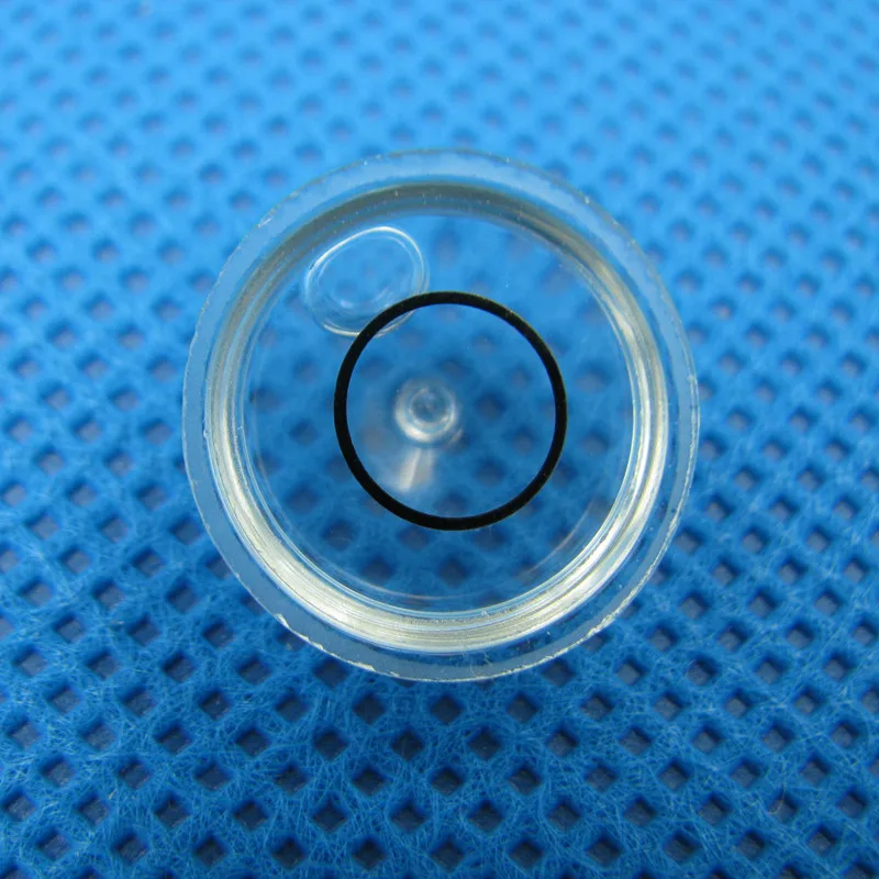 17*8 мм Универсален транспортир през Цялата пузырьковый ниво стъклен ниво пузырьковый през цялата стъклен флакон с кръгови измерител на нивото на водата1