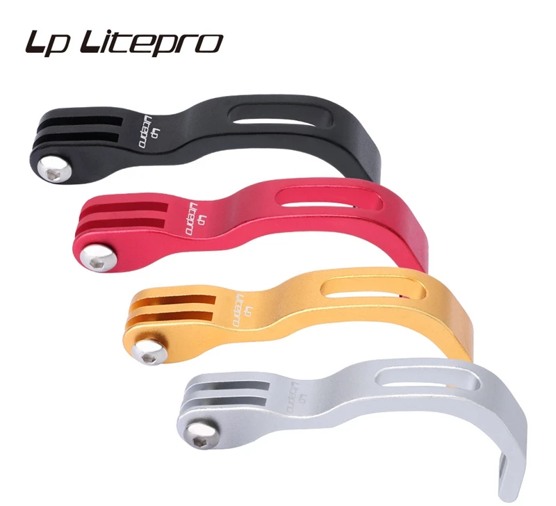 LITEPRO Притежателя на велосипед фарове, скоба за складного на мотора, много издръжлив алуминиев, Удобен държач за светлина, аксесоари1