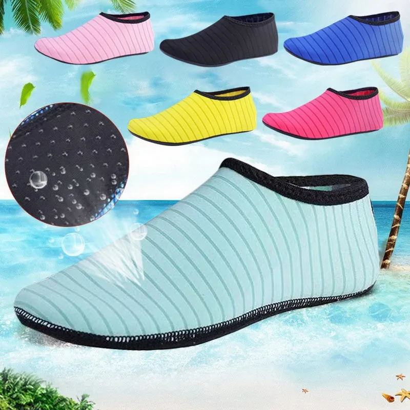 Дамски Чорапи за босоножек, Водолазни Чорапи за плуване, Лека водна обувки, Плажна обувки, Нескользящие чорапи за гмуркане на брега на морето1