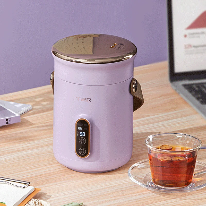 Нов Електрически чайник, мультиварка, Преносима тенджера за приготвяне на супа-зърнени храни, използвани за пътуване от дома1