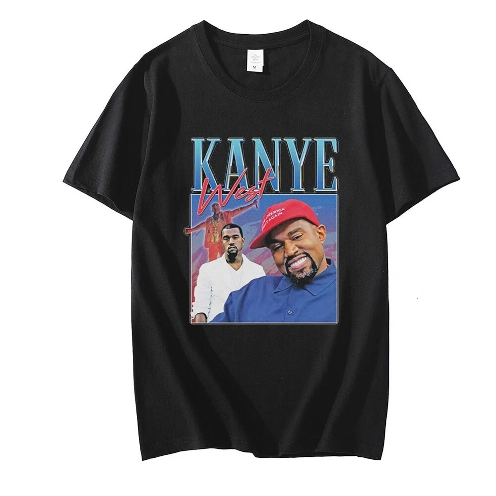 Нова Тениска в стил Хип-Хоп Kanye West 90-те години, Реколта тениска с графика за Мъже, Тениски, Градинска Мъжки Дрехи, Графични Тениски, Тениски, Потници1