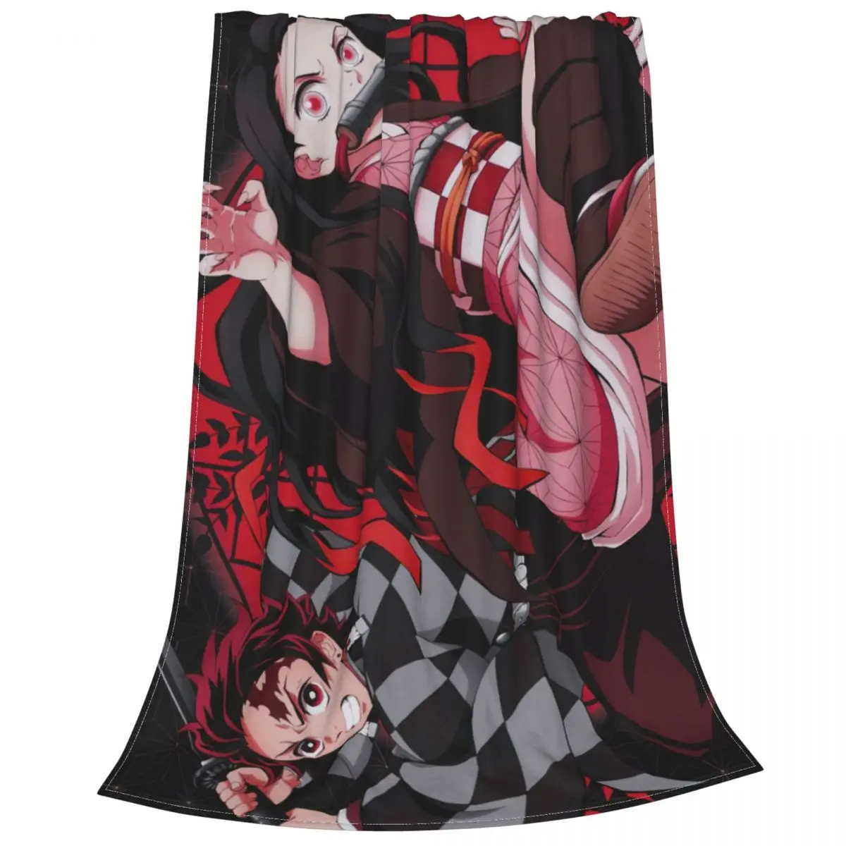Одеяла Kamado Nezuko Demon Slayer, мултифункционален лесно доловими одеяло с принтом за дивана, покривка за спално бельо1