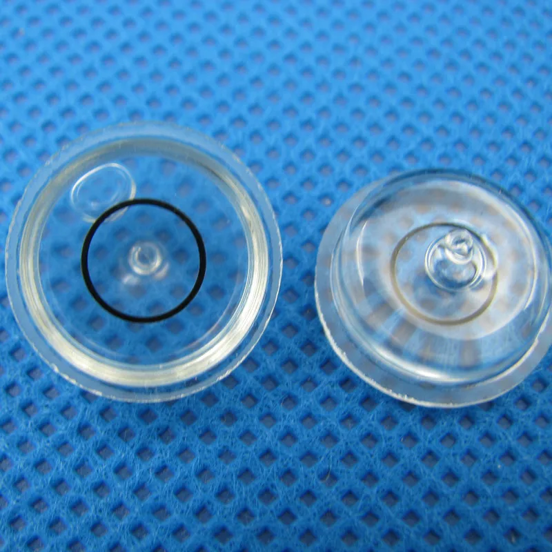 17*8 мм Универсален транспортир през Цялата пузырьковый ниво стъклен ниво пузырьковый през цялата стъклен флакон с кръгови измерител на нивото на водата2