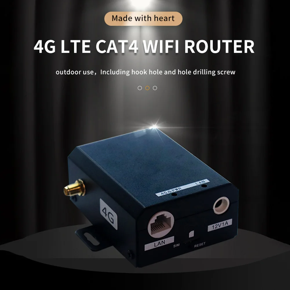 H927 WiFi Рутер Индустриален Клас 4G LTE СИМ-карта Рутер 150 Mbps Външна Антена, Поддържа 16 Потребителя WiFi за Употреба на Открито2