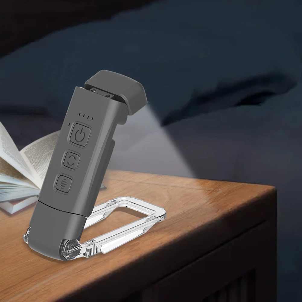 Мини-лека нощ, гъвкава акумулаторна батерия USB led лампа за книги, за защита на очите, led нощна светлина с регулируема яркост 1600 До-6000 До 500 ма2
