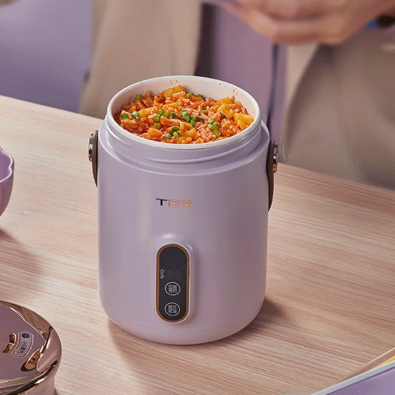 Нов Електрически чайник, мультиварка, Преносима тенджера за приготвяне на супа-зърнени храни, използвани за пътуване от дома2