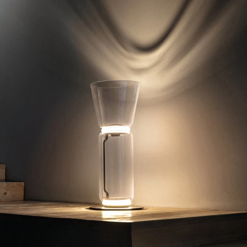 Скандинавски минималистичен стъклена лампа, led лампиона, модерна всекидневна, ъглов диван, Начало декор, нощна лампа за спални, настолна лампа2