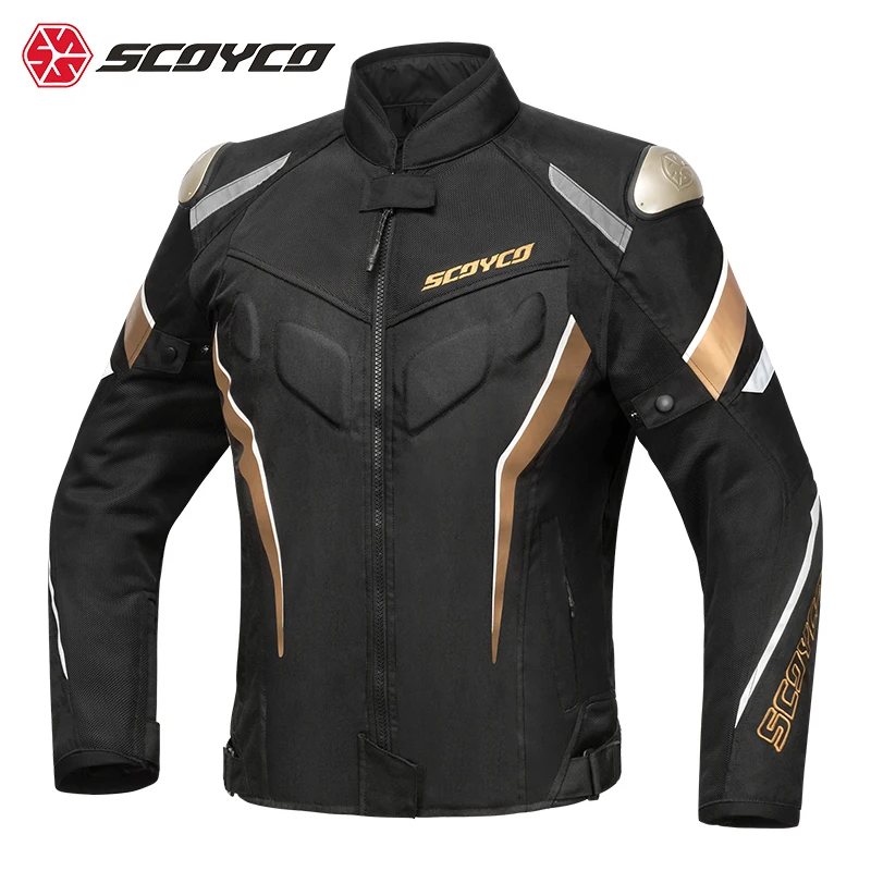 CE Scoyco JK103 Защитно облекло за каране на мотоциклет, мъжки пролетно-лятна окото дишаща защитно ежедневни яке за моторните състезания3