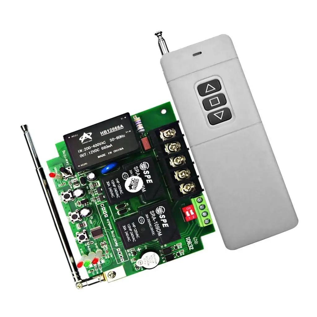 Приемник за дистанционно превключване на радиочестотния сигнал 2CH 433 с дистанционно управление3