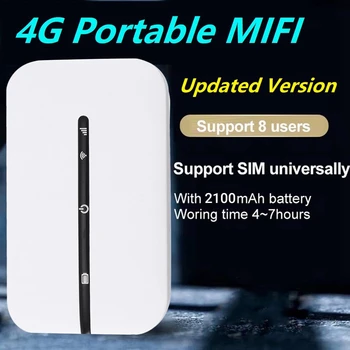 4G MiFi WiFi Рутер 150 Mbps WiFi Модем Авто Мобилен Wifi Безжична Точка за Достъп за Безжична MiFi със Слот за Сим карта