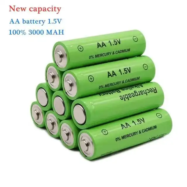 Абсолютно нова батерия тип АА 3800 mah, NI-MH батерия тип АА от 1,5 часа, мишки, компютри, играчки и така нататък4