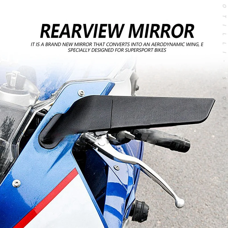 Мотоциклетни Странични Огледала за Обратно виждане с Контролиран завой, Странично Огледало за обратно виждане, за BMW S1000RR S1000 RR 2009-20184