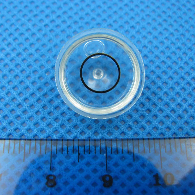 17*8 мм Универсален транспортир през Цялата пузырьковый ниво стъклен ниво пузырьковый през цялата стъклен флакон с кръгови измерител на нивото на водата5