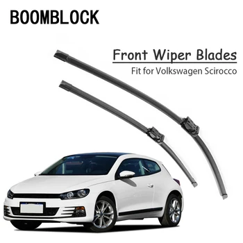 BOOMBLOCK 2 бр. Комплект гумени четки чистачки за предното стъкло на автомобил на Volkswagen VW Scirocco VW 2008-2015