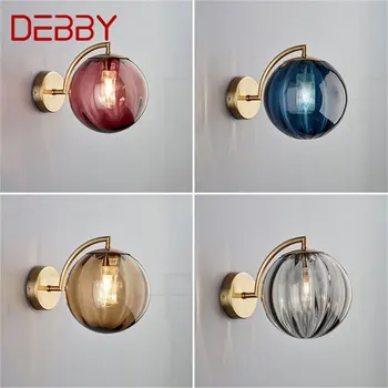 DEBBY Nordic Стенни аплици за помещения, Лампа в постмодерния стил, осветителни Тела за Украса на дома, хол