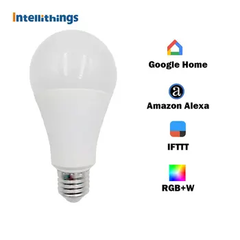 Intellithings Слаби Led лампа 2,4 G Wifi Smart Light RGB С няколко Цветя, променящите се Чрез приложението Гласов Контрол Алекса echo Google home IFTTT