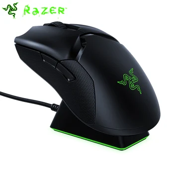 Razer Wireless Viper Ultimate Hyperspeed RGB Най-Лесната Игра на Мишката Оптичен Сензор 20000 точки на инч, 8 Програмируеми Бутони за Компютър