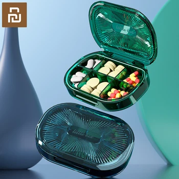 Xiaomi Youpin 4/6, мрежест джоб за хапчета, преносима водоустойчива кутия, опаковка, контейнер за лекарства, държач за лекарства, Органайзер, захранващи лекарства