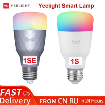 Yeelight Интелигентна Led Крушка RGB Smart Lamp 1S/1SE Цветна Лампа 800/650 Лумена E27 За Apple Homekit Mi Home App Google Assistant
