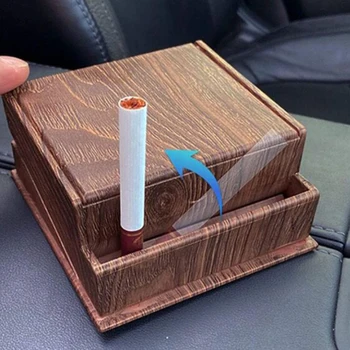 Автоматична кутия за цигари с отскок, за домашна кола, тънък портсигар за оригиналния апликатора за уста за цигари 20pcs