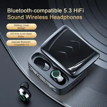 Безжични слушалки BQ30 с led цифров дисплей, прибиращият се капак, ушите Bluetooth, Hi-Fi звук, безжични слушалки fone de ouvido