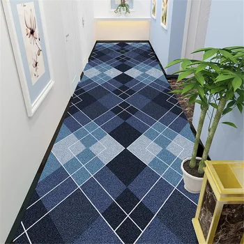 Геометричен подложка за антре, килим за хол в скандинавски стил, нескользящий килим, килими за спалня в стил бохо, кухненски мат, мат за антре