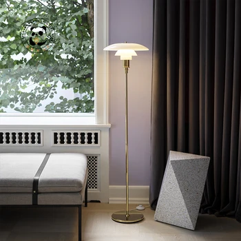 Датски Стъклен под лампа Nordic Creative Designer Дневна спалня Хотел Клуб Индивидуалност Просто украса Домашни влакчета