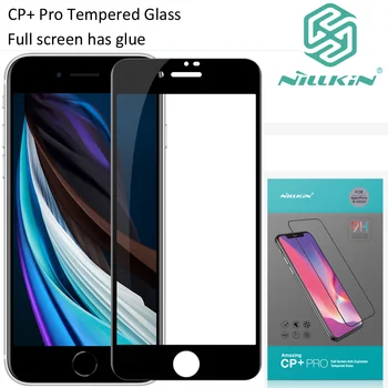 Закалено стъкло Nillkin CP + Pro за iPhone SE 2020, защитен олеофобный лепило на цял екран