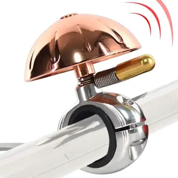 Зонтичная форма, мед велосипеден звънец, въртене на 360 градуса, МТБ, звънци за пътят мотори, 75 db, кормило пръстен, алармена система за сигурност на волана, клаксон