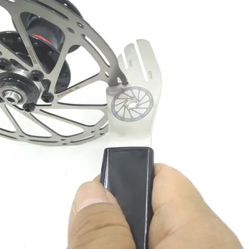 Инструмент за поддръжка и калибриране на дискови спирачни накладки, настройка на триене на диска, гаечен ключ за велосипедни дискови спирачки