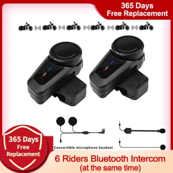 Каска MAXTO M2, Bluetooth-интерком, мотоциклет шлем, заседателна слушалки, безжична Bluetooth слушалка за 6 състезатели