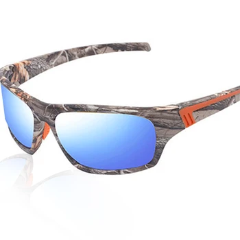 Квадратни Слънчеви очила мъжки Маркови дизайнерски огледални спортни реколта мъжки слънчеви очила за мъже, камуфляжные очила за каране, Oculos