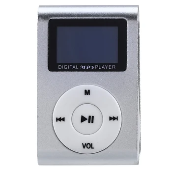 Мини USB-клип MP3-плейър с поддръжка на запис на видео 32 GB Micro SD TF карта