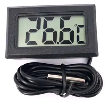 Мини цифров LCD удобен сензор за температурата в стаята, влага, термометър, влагомер