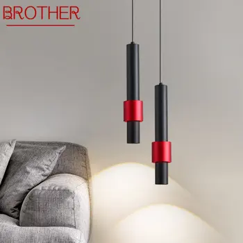 Модерен окачен лампа BROTHER LED Nordic Creative Simply Нощна полилей за дома, трапезария, спални, бар