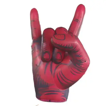 надуваеми ръцете си с плетене на една кука височина 5 м/надуваеми ръка с пръст/16 фута надуваема червен поп-ръка за музикален фестивал
