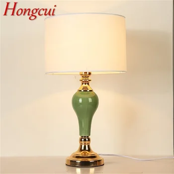 Настолни Лампи Hongcui Модерен led луксозен дизайн Креативните керамични настолни лампи за дома, Спални