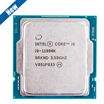 НОВ Восьмиядерный 16-стрийминг процесор Intel Core i9 11900K с честота 3,5 Ghz L3 = 16 MB 125 W LGA 1200 в запечатан вид, но без охладител