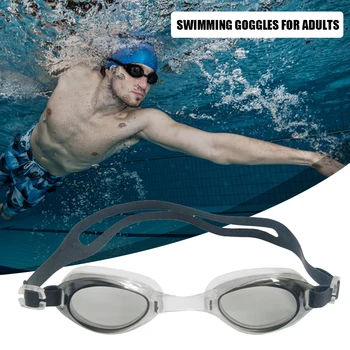 Очила за плуване с защита от замъгляване за възрастни, мъжки, женски, регулируеми очила за плуване, защитни очила