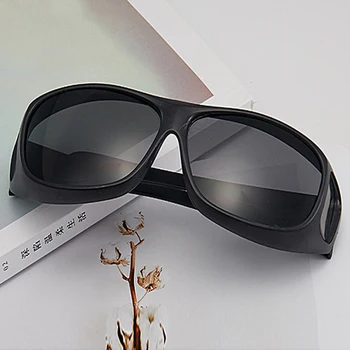 Очила за шофьора нощно виждане с антирефлексно покритие Модни слънчеви очила за колоездене на Очила за нощно шофиране с подобрени осветление аксесоари за Автомобили