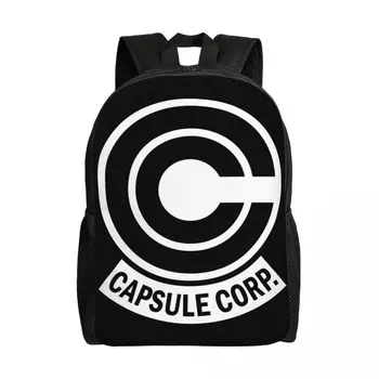 Раница за пътуване Аниме Capsule Corp, дамски Мъжки училищна чанта за лаптоп, чанти за студенти, раници