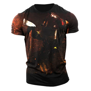 Уличен огън, тъмнина, спортна бързосъхнеща тениска голям размер, мъжки плажни шорти, 3D мъжки t-shirt, стръмни ежедневни кратки върховете унисекс в стил хип-хоп