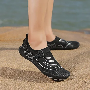 Унисекс, плажната водна обувки, мъжки бързосъхнеща дамски водна обувки за плуване, Лека обувки за сърф, водни видове спорт